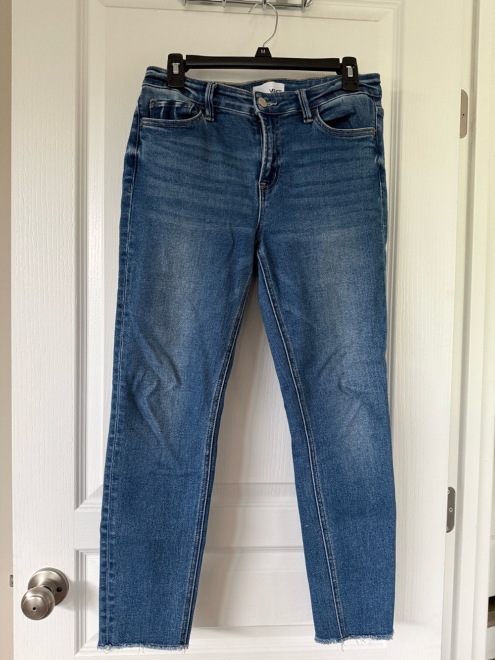 Vervet Blue Women's Mid-Rise Straight Jeans